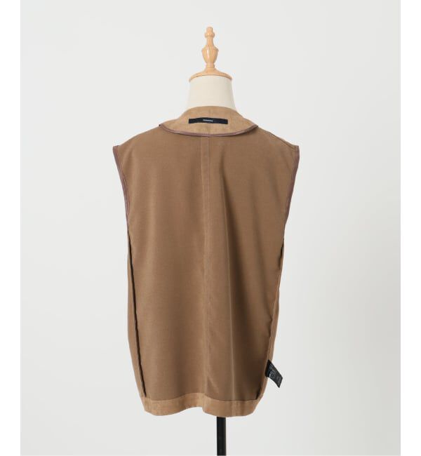 FRAMeWORK「フェイクスエードドレープジレ」|ダウンベスト・ベスト|