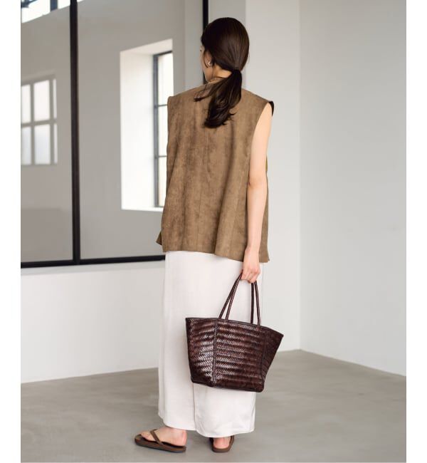 FRAMeWORK「フェイクスエードドレープジレ」|ダウンベスト・ベスト|