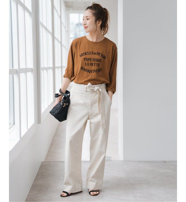 Spick and Span「La Hutte / ラ ユット シアーロンTee」|Tシャツ・カットソー|