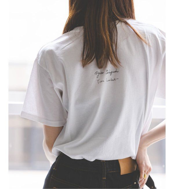 NOBLE「Yvonlambert/イヴォン・ランベール グラフィックT」|Tシャツ・カットソー|ホワイト