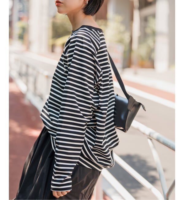 Spick and Span「《追加2》ボートネックバックタックプルオーバー」|Tシャツ・カットソー|