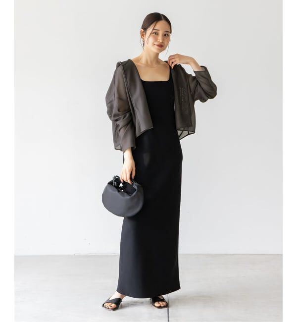 NOBLE「《追加》ブリーズメッシュショートフードブラウス」|シャツ・ブラウス|