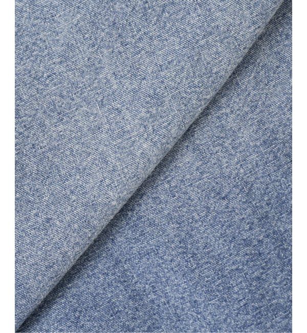 Spick and Span「《追加》バンドカラーボックスダンガリーシャツ」|シャツ・ブラウス|