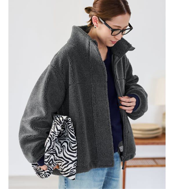 ≪一部カラーWEB限定 / 追加≫ウールボアスタンドブルゾン（FRAMeWORK