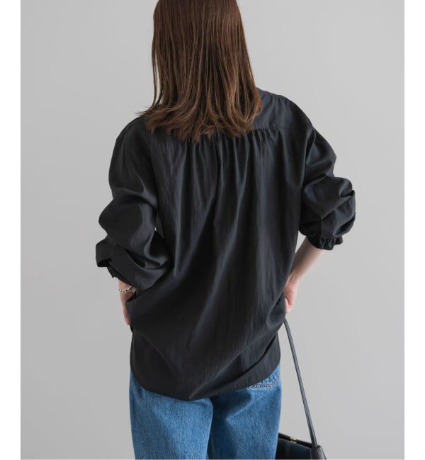 NOBLE「シルキーコットンフリルディテールブラウス」|シャツ・ブラウス|