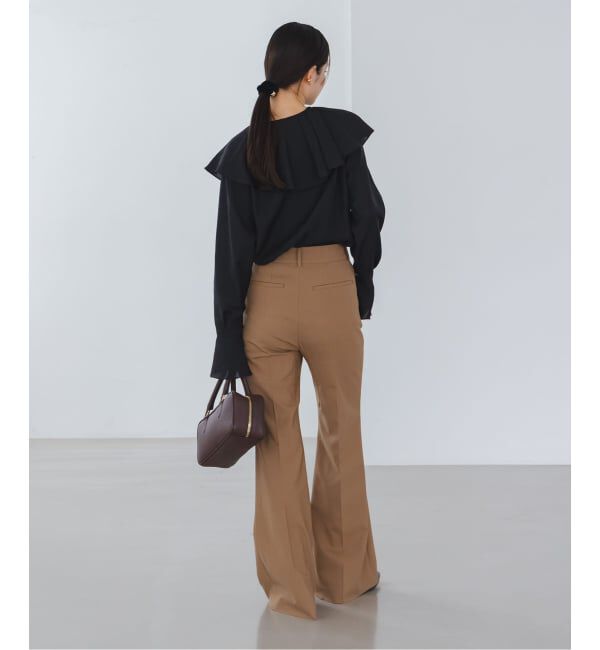 NOBLE「《追加》ブライトシアーフリルブラウス」|シャツ・ブラウス|