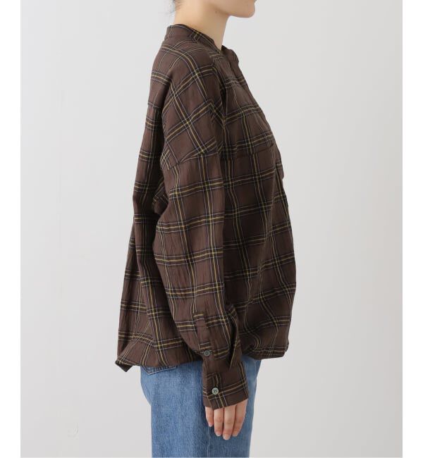 FRAMeWORK「シアーチェックドロストシャツ」|シャツ・ブラウス|