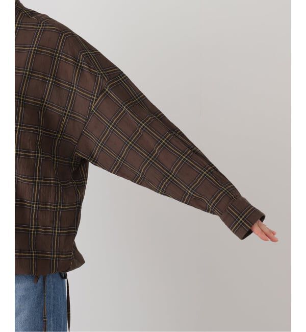 FRAMeWORK「シアーチェックドロストシャツ」|シャツ・ブラウス|