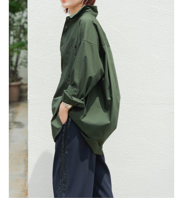 Spick and Span「《WEB限定 / 追加》50コットンオーバーシャツ」|シャツ・ブラウス|