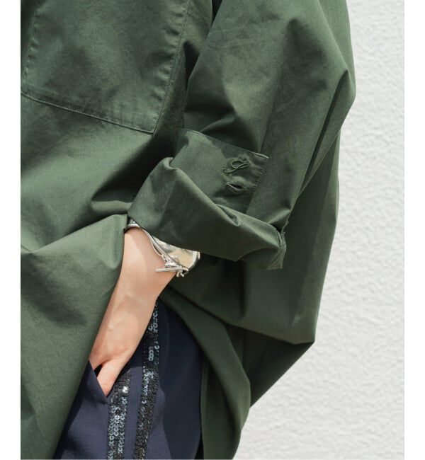 Spick and Span「《WEB限定 / 追加》50コットンオーバーシャツ」|シャツ・ブラウス|