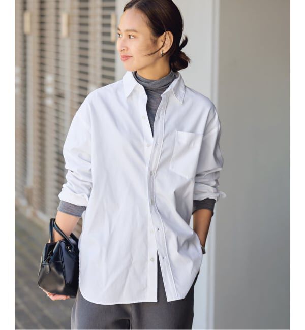 FRAMeWORK「コットンロングシャツ」|シャツ・ブラウス|