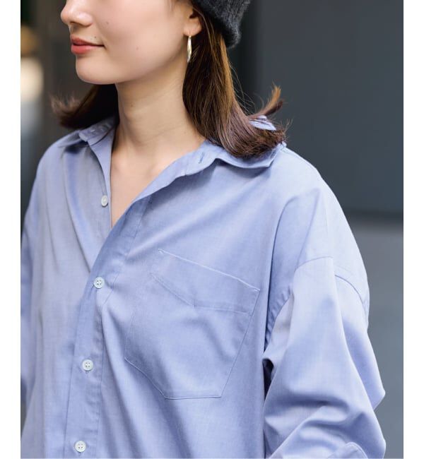 FRAMeWORK「コットンロングシャツ」|シャツ・ブラウス|