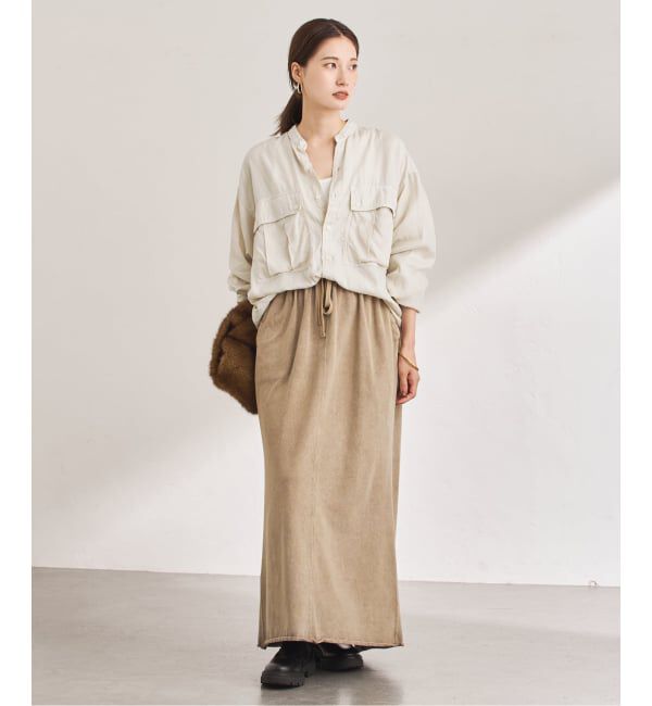 FRAMeWORK「キュプラコットンガーメントダイシャツ」|シャツ・ブラウス|