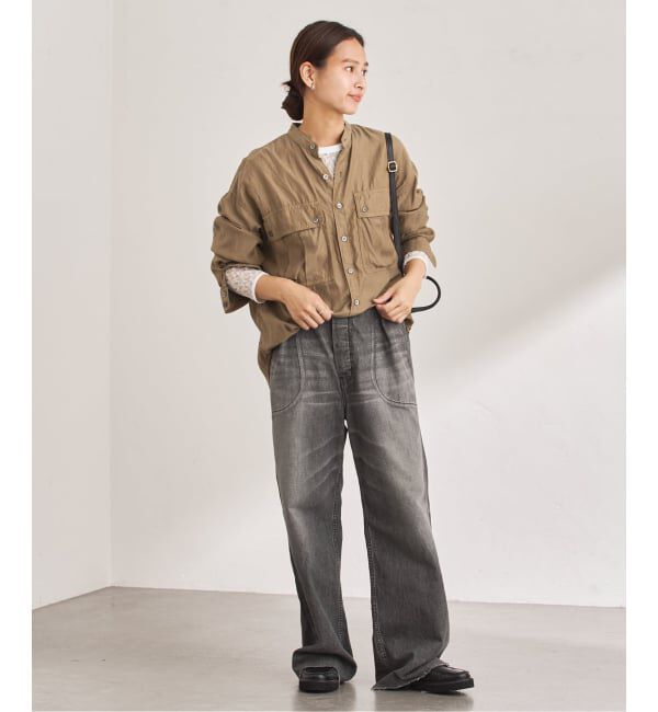 FRAMeWORK「キュプラコットンガーメントダイシャツ」|シャツ・ブラウス|