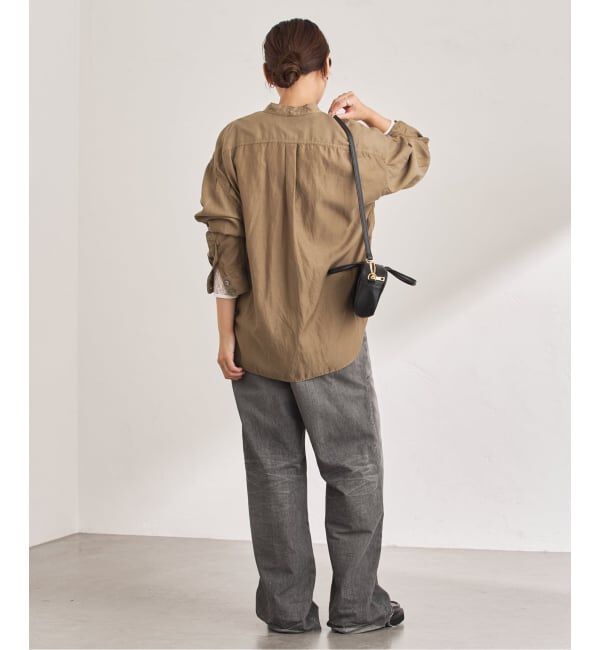 FRAMeWORK「キュプラコットンガーメントダイシャツ」|シャツ・ブラウス|