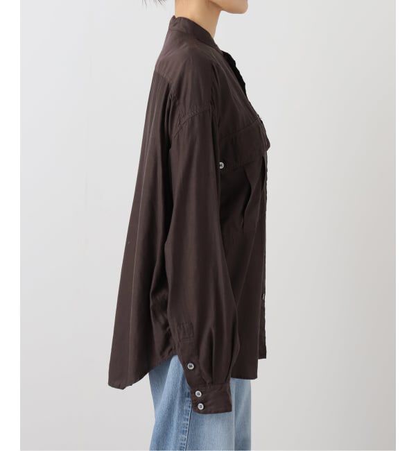 FRAMeWORK「キュプラコットンガーメントダイシャツ」|シャツ・ブラウス|