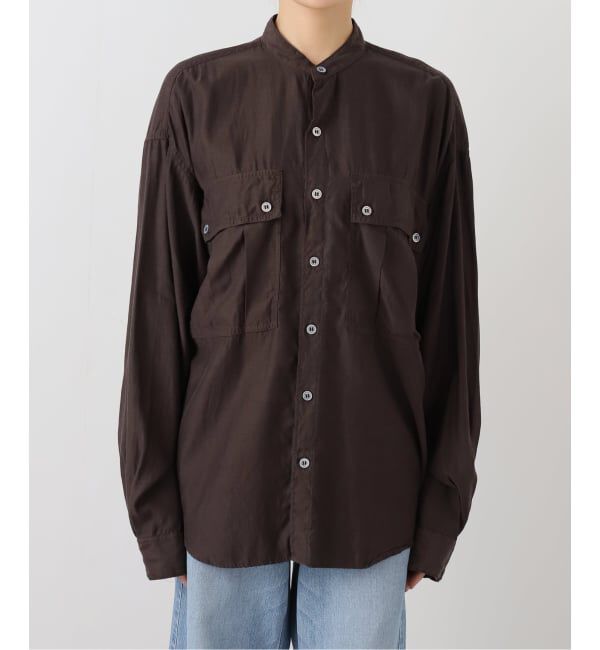 FRAMeWORK「キュプラコットンガーメントダイシャツ」|シャツ・ブラウス|
