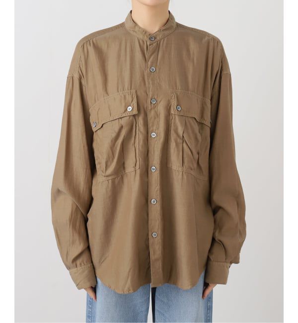 FRAMeWORK「キュプラコットンガーメントダイシャツ」|シャツ・ブラウス|