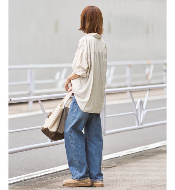 FRAMeWORK「SILKコンピースダイWORK-シャツ」|シャツ・ブラウス|