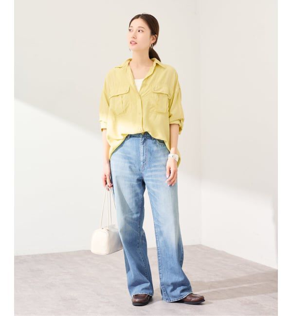 FRAMeWORK「SILKコンピースダイWORK-シャツ」|シャツ・ブラウス|