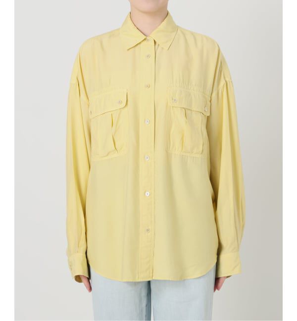 FRAMeWORK「SILKコンピースダイWORK-シャツ」|シャツ・ブラウス|