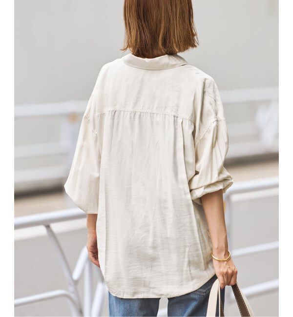 FRAMeWORK「SILKコンピースダイWORK-シャツ」|シャツ・ブラウス|