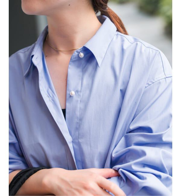 Spick and Span「《追加》パールボタンシャツ」|シャツ・ブラウス|