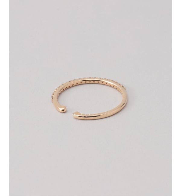 Lilas by Spick&Span「サークルダイヤイヤーカフ K10（片耳）」|イヤーカフ|