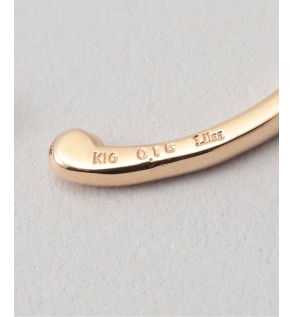 Lilas by Spick&Span「サークルダイヤイヤーカフ K10（片耳）」|イヤーカフ|