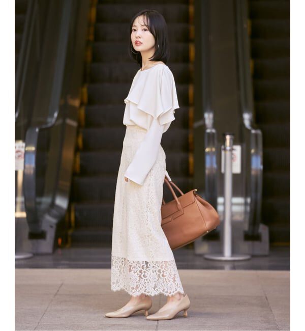 NOBLE「スリットケープブラウス」|シャツ・ブラウス|