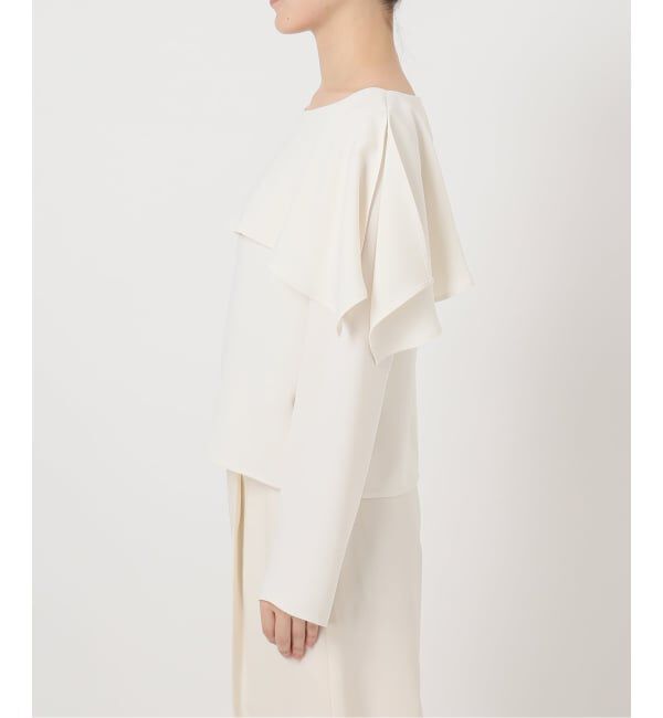 NOBLE「スリットケープブラウス」|シャツ・ブラウス|