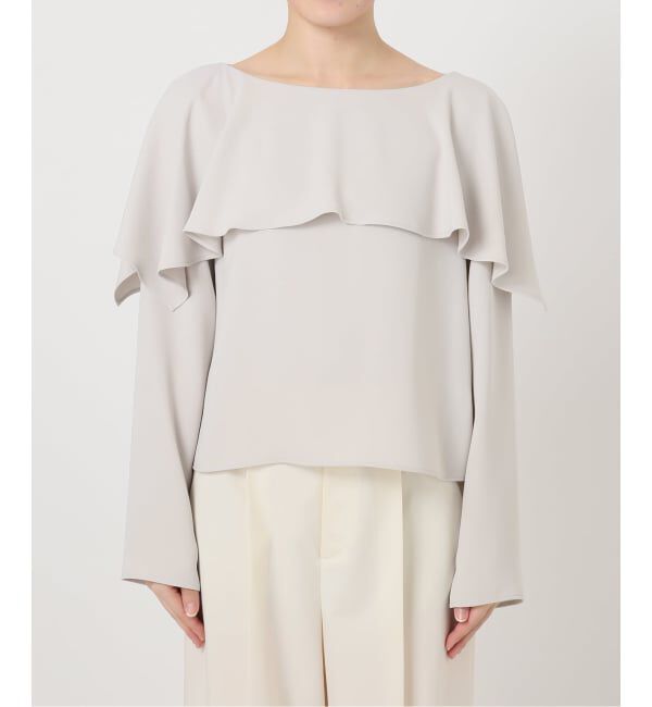 NOBLE「スリットケープブラウス」|シャツ・ブラウス|