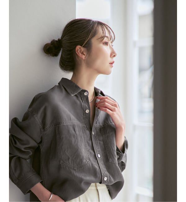 NOBLE「フェードカラービッグポケットシャツ」|シャツ・ブラウス|