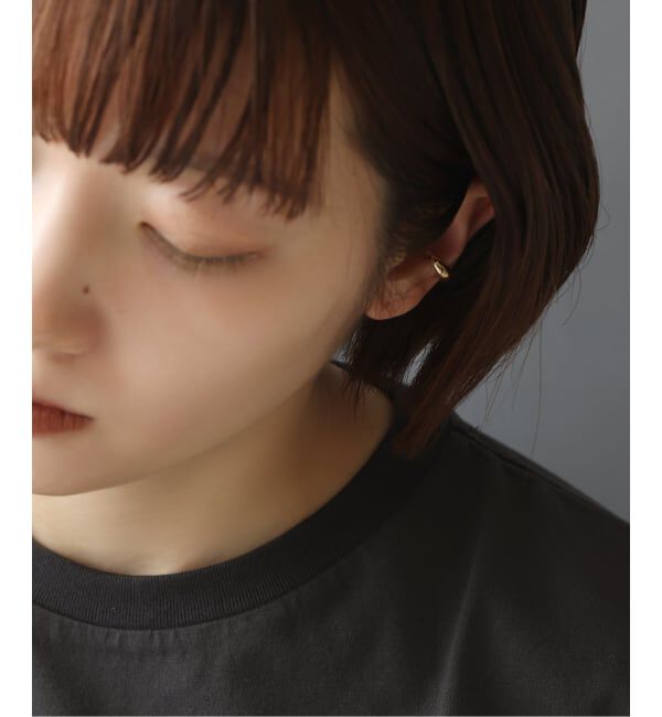 Lilas by Spick&Span「Cカーブイヤーカフ K10（片耳）」|イヤーカフ|