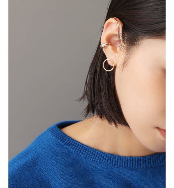 Lilas by Spick&Span「Cカーブイヤーカフ K10（片耳）」|イヤーカフ|