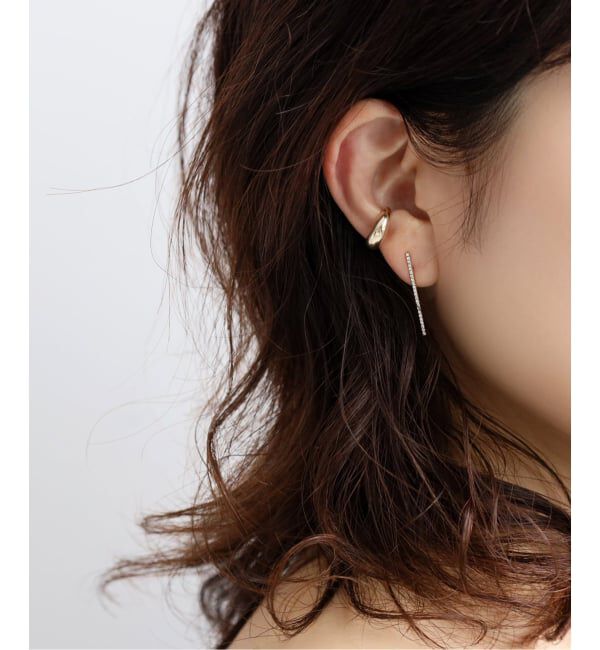 Lilas by Spick&Span「Cカーブイヤーカフ K10（片耳）」|イヤーカフ|