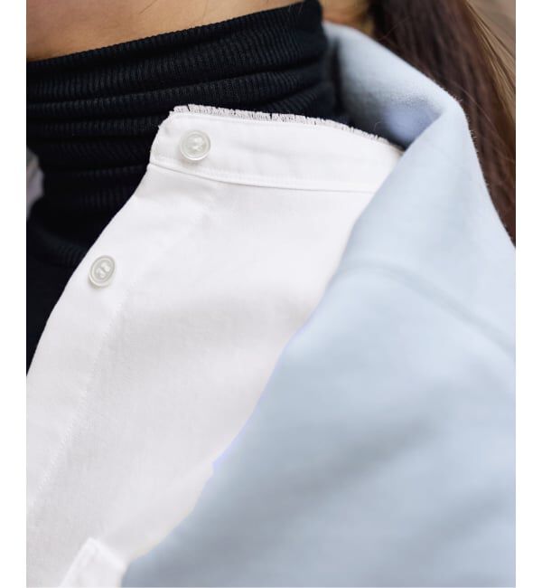 FRAMeWORK「バンドカラーロングシャツ」|シャツ・ブラウス|