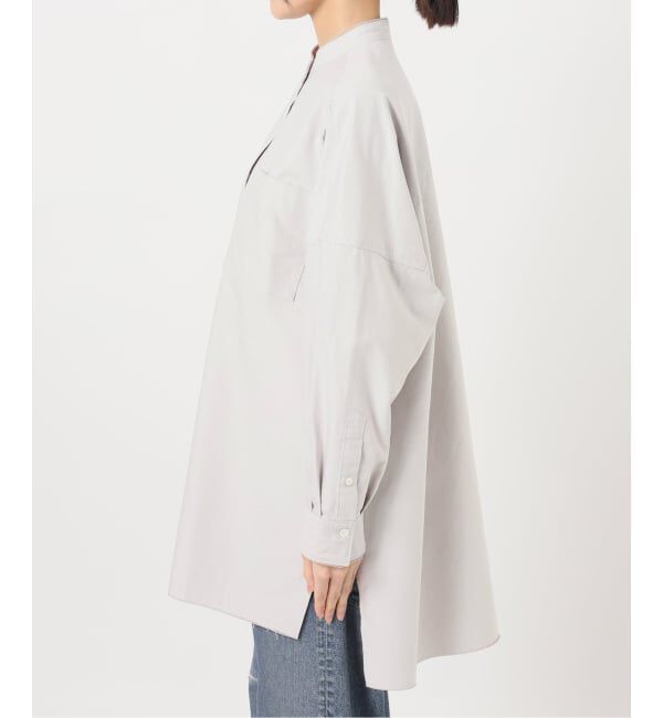 FRAMeWORK「バンドカラーロングシャツ」|シャツ・ブラウス|