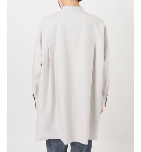 FRAMeWORK「バンドカラーロングシャツ」|シャツ・ブラウス|