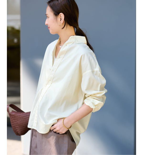 FRAMeWORK「≪追加≫コットンレギュラーカラーシャツ 2」|シャツ・ブラウス|イエロー B