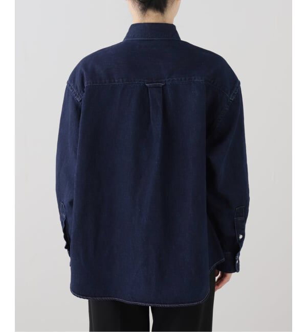 FRAMeWORK「コットンリネンムラ糸デニムシャツ」|シャツ・ブラウス|