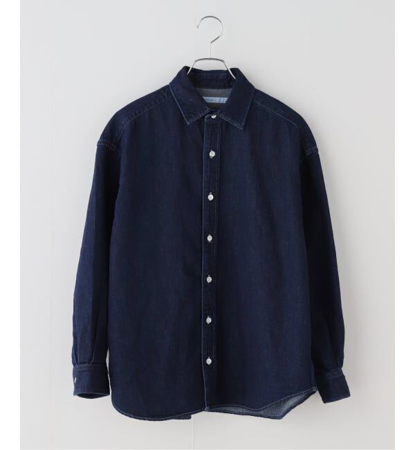 FRAMeWORK「コットンリネンムラ糸デニムシャツ」|シャツ・ブラウス|