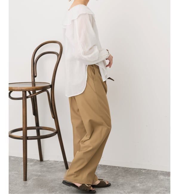 Spick and Span「《予約》ne Quittez pas / ヌキテパ 別注Frill Collar Blouse*」|シャツ・ブラウス|