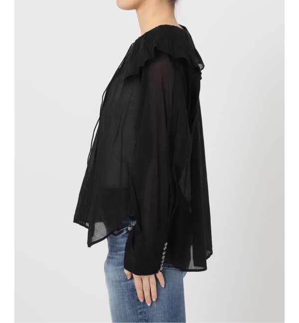 Spick and Span「《予約》ne Quittez pas / ヌキテパ 別注Frill Collar Blouse*」|シャツ・ブラウス|