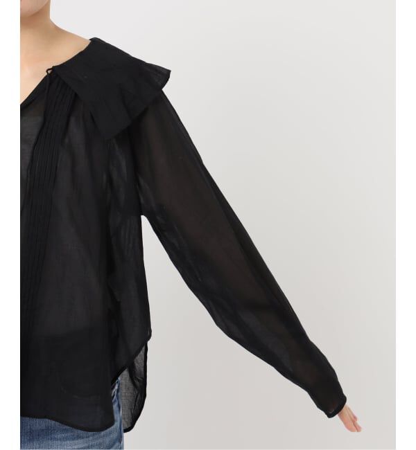 Spick and Span「《予約》ne Quittez pas / ヌキテパ 別注Frill Collar Blouse*」|シャツ・ブラウス|