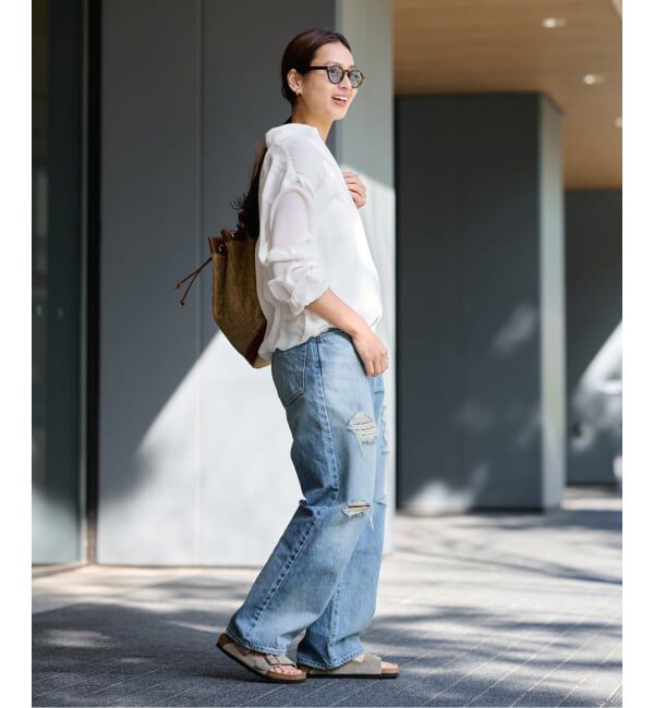 FRAMeWORK「≪予約≫シアービエラドロストレギュラーシャツ」|シャツ・ブラウス|