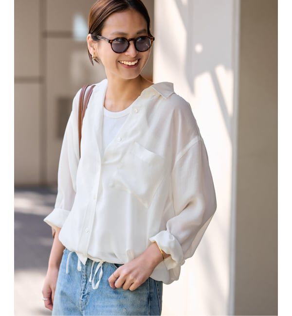 FRAMeWORK「≪予約≫シアービエラドロストレギュラーシャツ」|シャツ・ブラウス|