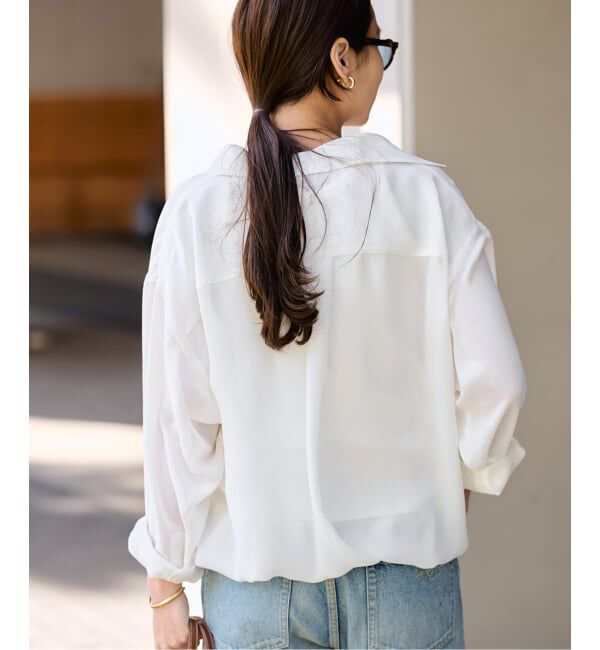 FRAMeWORK「≪予約≫シアービエラドロストレギュラーシャツ」|シャツ・ブラウス|