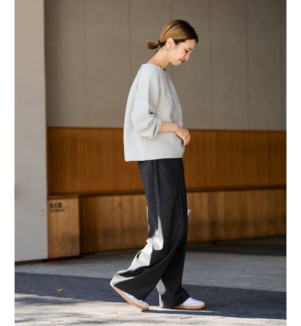 FRAMeWORK「≪追加予約≫タックカーブバックゴムパンツ」|スラックス|