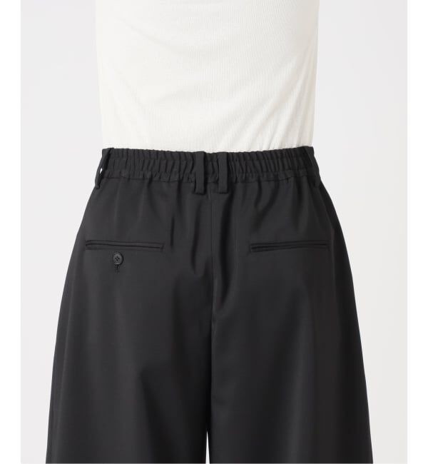 FRAMeWORK「≪追加予約≫タックカーブバックゴムパンツ」|スラックス|